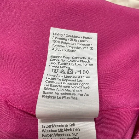 J. Crew Willa Cropped Flare trousers pants Garden Dahlia Pink Italian Wool  8 - Picture 11 of 13